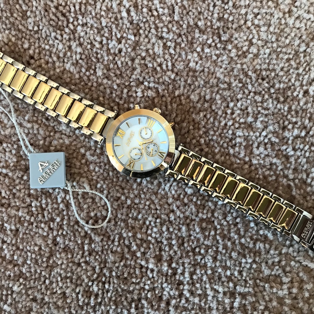 August Steiner Womens Watch Multi Tone Multi-Funct - Picture 7 of 8
